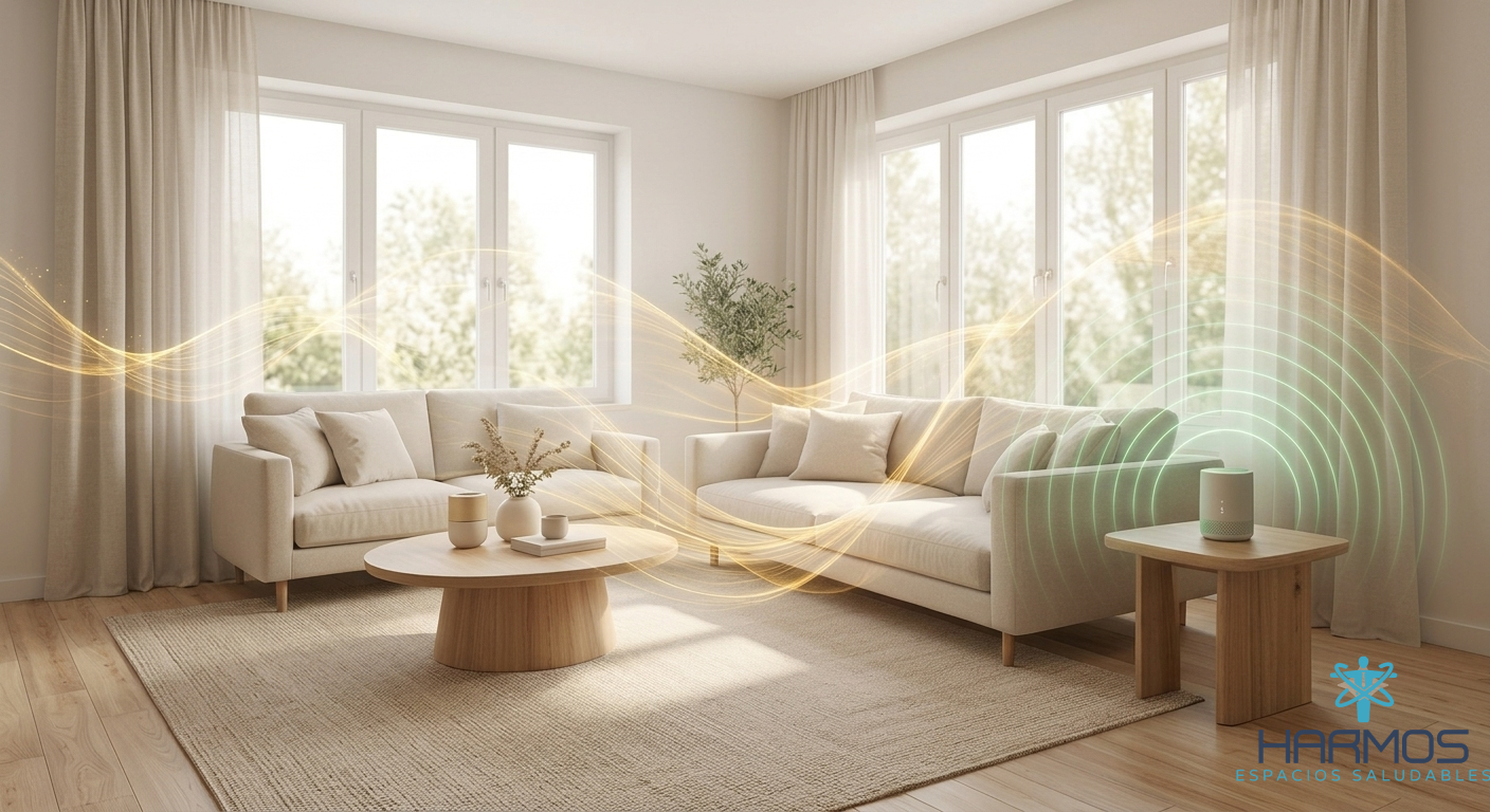 Electromagnetic field assessment in a living room, Andalusia